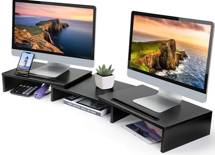 מעמד למסכי מחשב על שולחן עבודה